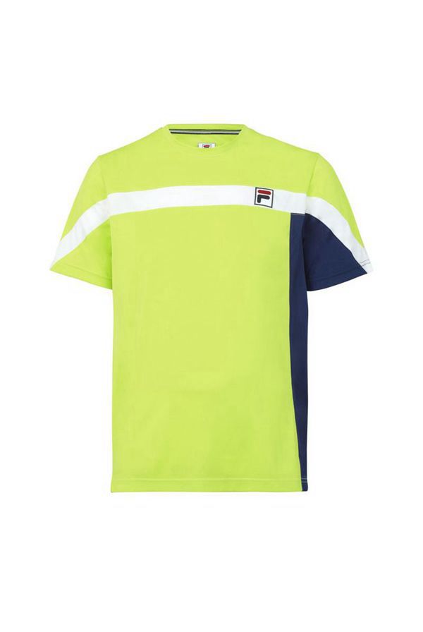 Tops Fila Homem Luz Verdes/Azul Marinho/Branco - Fila Plr Crew Portugal Online,HITL-51803